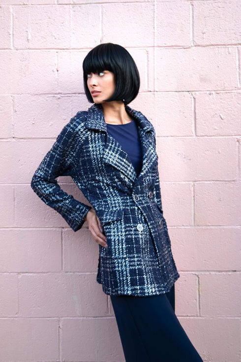 Logan Coat - Midnight Paris